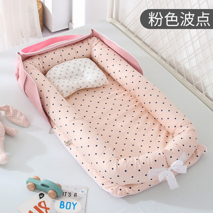 高档婴儿便携式 床中床防压宝宝仿生睡床可折叠移动bb床新生儿睡觉