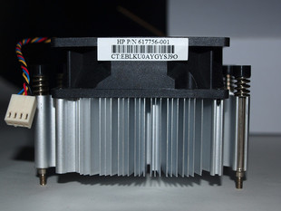 AMD 惠普联想螺丝版 1155散热器温控风扇 AM2 双四核散热器 775