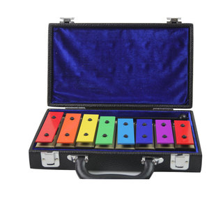 ORFFWORLD奥尔夫天地 早教培训专用敲琴 含手提箱 优质彩色8音块