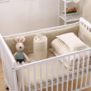 婴儿床上用品套件全纯棉新生儿床品宝宝床围幼儿园被子可拆洗定制