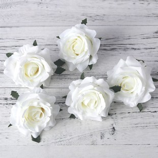 roses 推荐 artificial fake Good white flower faux silk