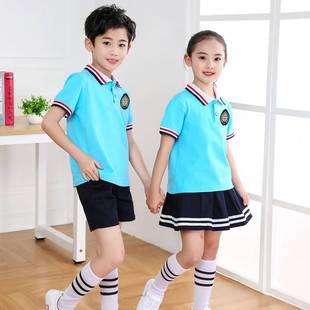 School Skirt 速发Summer Boys Uniform Set Kindergarte Girls