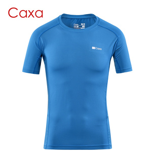 Caxa男款 T恤速干衣跑步服快干衣训练服马拉松运动服户外T 轻薄短袖