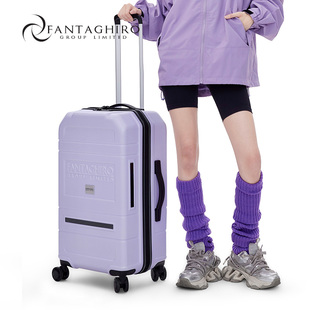 高颜值淡雾紫结实耐用加厚行李箱20寸高品质拉杆箱29大容量密码 箱