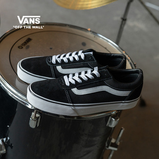狂欢节 黑色街头复古男鞋 Vans范斯官方 板鞋 线上专售Ward经典