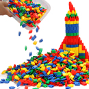 火箭子弹头桌面积木玩具益智儿童拼插塑料幼儿园3 8周岁男孩