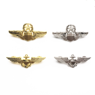 美国航空兵海军空军飞行员胸章徽章美军金属徽章航海军迷收藏品