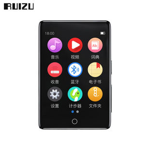 锐族 RUIZU mp4可插卡 M7全面触摸屏mp3随身听学生版 小型便携式