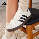 「T头鞋 」VL 男女adidas阿迪达斯官方轻运动 COURT休闲板鞋 德训鞋