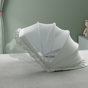 蒙古包无底蚊帐婴儿蚊帐罩可折叠宝宝小床全罩式 通用防蚊罩儿