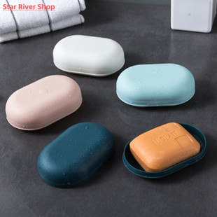 Holder Case Portable Soap Plastic Shower Tray Box