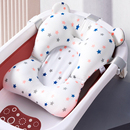 新生婴儿洗澡躺托宝宝悬浮浴垫神器浴盆浴网通用海绵网兜垫浴架坐