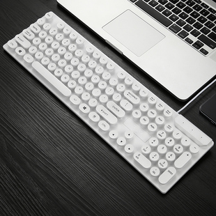 爱国者巧克力有线键盘家用笔记本外接台式 键鼠套 电脑键盘鼠标套装