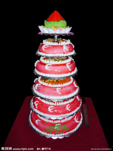 广东惠州生日庆典结婚多层蛋糕6层生日蛋糕同城速递惠城惠阳区