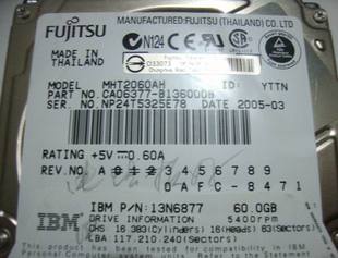 富士通MHT2060AH硬盘 CA21328 电路板完好 B41X