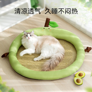 猫垫子宠物夏天垫子睡觉用夏季 猫窝猫咪狗狗凉席冰垫降温地垫专用