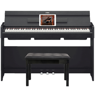 雅马哈电钢琴YDP S35立式 电子钢琴 专业88键重锤键翻盖智能数码