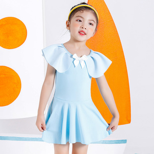 女童泳衣2022年新款 6岁中小童连体游泳衣 韩国洋气温泉可爱儿童2