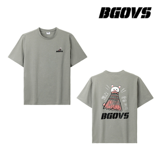 2024韩国新品 BGOVS羽毛球服男女情侣速干吸汗时尚 运动短袖 T恤正品