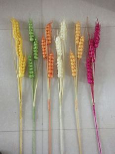 包邮 落地干花套装 仿真大麦穗大麦子小麦 客厅装 假花塑料花 饰大麦