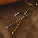 DSz 9字针可悬挂吊饰一字胸针配件diy手工饰品 优质简易胸针