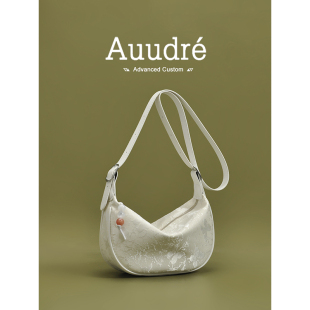 Auudre新中式 国风洋气小包包女2024新款 单肩斜挎包饺子包 夏天时尚