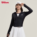 Wilson威尔胜官方春季 女士网球服Full 外套 Zip针织紧身运动长袖