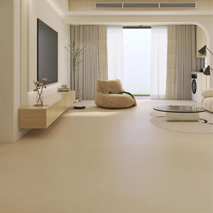 广东佛山瓷砖地砖800x800柔光砖客厅奶油风微水泥哑光客厅地板砖