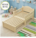 多功能实木沙发两用榻榻米儿童单人成人伸缩床床边拼接床抽拉床