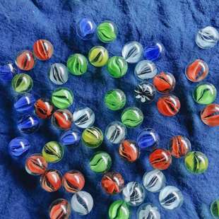 草木物染扎染用染包物扎染法包豆法专用玻璃珠大小齐全异型玻璃珠