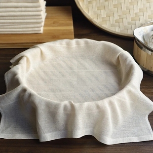 纯棉蒸笼布蒸馒头垫子家用食品级蒸笼纸垫纱布屉布笼布不粘蒸屉布
