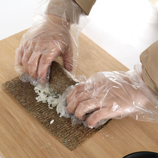 一次性手套食品级专用加厚塑料薄膜餐饮商用家务防水耐用手套厨房