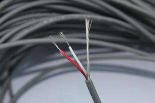 黑色 DIY音响线 灰色两芯屏蔽线抗干扰音频线0.15平机内屏蔽线