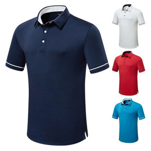 高尔夫服装 男装 golf速干上衣球服球衣 短袖 T恤运动吸汗POLO衫