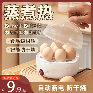 煮蛋器蒸蛋器自动断电家用小型1人多功能蒸蛋羹煮鸡蛋机早餐神器