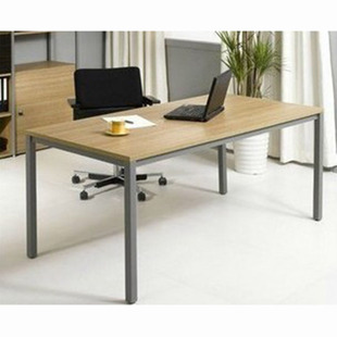 办公家具简约现代办公桌写字台电脑桌台式 钢架书桌简易桌子 桌时尚