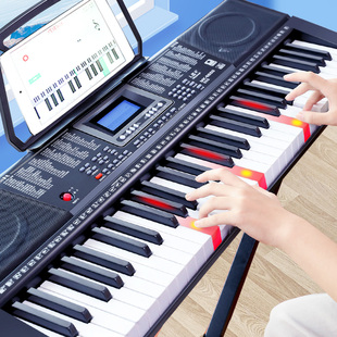 美科电子琴成年人儿童幼师专用初学者入门61键家用专业教学电钢琴