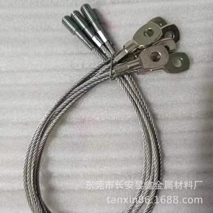 现货304不锈钢钢丝绳 316不锈钢丝绳加工 镀锌钢丝绳 环扣加工