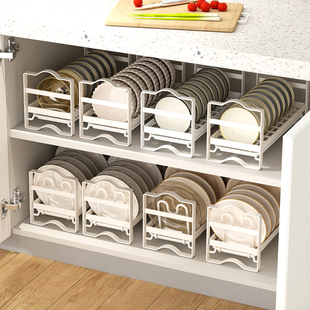 厨房沥水碗碟架家用厨具餐具放碗碟盘子碟架收纳橱柜放碗置物架子