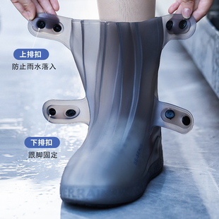 男款 雨鞋 套时尚 防水防滑脚套女款 硅胶耐磨学生专用雨靴 成人外穿鞋