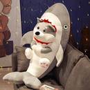 冻梨 抱抱款 毛绒布艺类玩具 公仔抱枕玩偶娃娃 一只修鲨狗