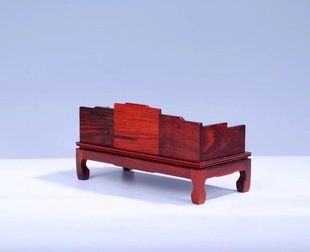 红酸枝七品罗汉床迷你小家具系列红木小摆件木质工艺礼品