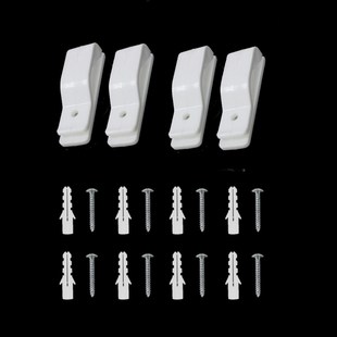 4Pcs Safety Fixation Shade Guide Roller Chain and Hooks Cord