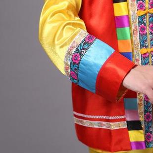 新少数民族云南傣族舞蹈演出表演服装 成人男演员话剧苗族葫芦丝舞