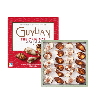 Guylian吉利莲贝壳巧克力比利时进口榛子夹心巧克力糖果节日礼物