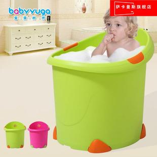 高档F雷迪宝贝时代儿童浴桶1一2 8岁宝宝洗澡桶小童小孩泡澡
