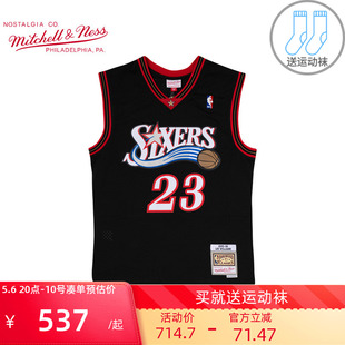 MitchellNess球衣篮球男SW球迷版 06威廉姆斯 NBA篮球服76人队05