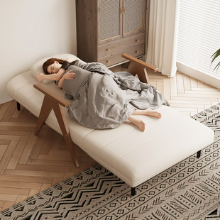 折叠沙发床两用单人床阳台多功能床小户型2024新款 单人沙发床实木