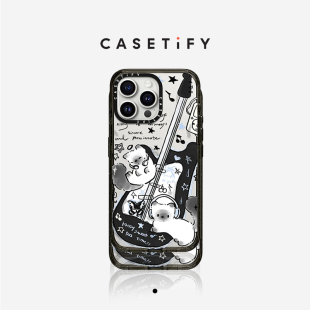 摇滚猫猫 CASETiFY Pro 适用于iPhone15 Max手机壳