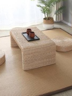 促新款 日式 沙发垫卧室凉席打地铺地垫藤 榻榻米垫打坐喝茶垫子夏季